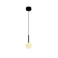 Светильник подвесной Cellar 7634 Mantra белый 1 лампа, основание чёрное в стиле хай-тек современный 